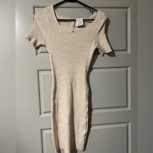 Love republic new with tags size M/L beige bodycon dress